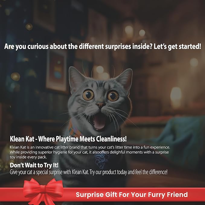 All Natural Clumping Cat Litter – Multiple Scents – Low Dust, Odor Control – (Aloe Vera) 18 lb - Surprise Toy Inside