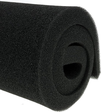 AFA Aquarium Filter Media Sponge Pad, Fish Tank Bio Open Cell Coarse Foam Block Foam Pre Filter Sponge Material (12" x 72" x 1" 30ppi)
