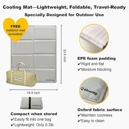 Dog Tent Cotton Fabric, Aluminum Poles and Camping Mat, Outdoor Weatherproof, Dog House Outdoor, Breathable with 2 Side Windows, Portable and Collapsible (Green, Small)