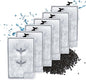 Erreloda 6 Packs Extra Small Filter Cartridges Replacement Compatible with Aqueon QuietFlow E Internal Power Filter Size 3