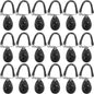Frienda 18 Pieces Dog Training Clicker, Pet Behavioral Training Clickers with Wrist Strap for Dogs Cats Puppy Birds Horses(Black)