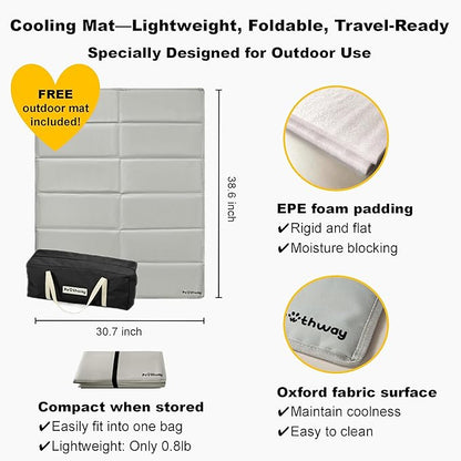 Dog Tent Cotton Fabric, Aluminum Poles and Camping Mat, Outdoor Weatherproof, Dog House Outdoor, Breathable with 2 Side Windows, Portable and Collapsible (Black, Large)