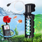 Aquarium Filter U-V w/Scientific 3,6,12,24H Timer 200GPH for 20-75Gal Fish Turtle Tank Bio Sponge Internal Filter Power Pump Deodorization Saltwater Freshwater Killing Green Clean Machine Air Supply
