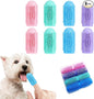 Dog Toothbrush Dog Tooth Brushing Kit Dog Finger Toothbrush for Dog Teeth Cleaning&Dog Dental Care (8-Pack, Blue Green Pink Purple)