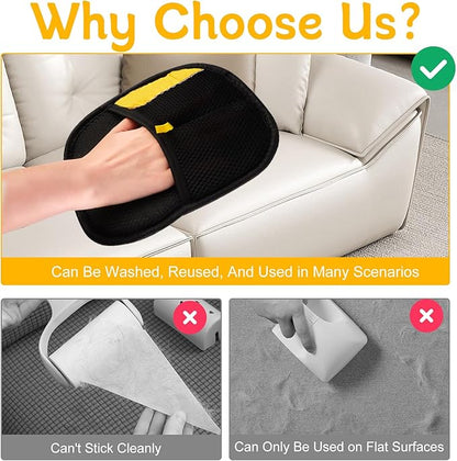 3 PCS Pet Hair Remover Electrostatic Gloves, Electrostatic Gloves Pet Hair, Reusable Pet Hair Removal Glove for Cats & Dogs, Premium Cat & Dog Hair Remover Mitt for Couch Furniture Carpet Car Seat