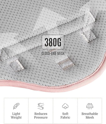 2025 New Edition, Fei & Eve MagEase Dog Harness - 3-Second Magnetic Buckles | 3-Point No-Pull Control | Heavy-Duty 900D Nylon | Dual Safety Handles | Breathable Mesh | Adjustable Fit | Small, Pink