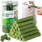 225g Cat Grass Teething Stick, Delicious Cat Treat Snack Edible Cat Chew Toy for Teeth Cleaning and Hairball Removal in Cats