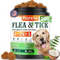 5-in-1 Dog Flea and Tick Treatment Chewable, Natural Flea and Tick Prevention for Dogs Chewable - Flea & Tick | Hip & Joint | Skin & Coat | Immunity Support | Digestive for All Breeds & Sizes