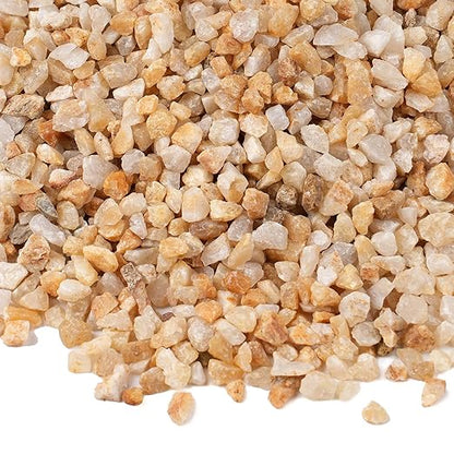 5 lbs Coarse Sand for Plants, 1/5 Inch Horticultural Sand for Vases, Aquariums, Terrarium, Fish Tank, Drainage Rocks for Potted Plants, Bamboo, Succulent, Crafts, Cactus