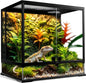 43 Gallon Professional Glass Terrarium 24"x18"x24" Durable Reptile Habitat Tank with Heat Resistant Aluminum Alloy Frame, Dual Front Swinging Doors for no Jam by Sand and Other Debris