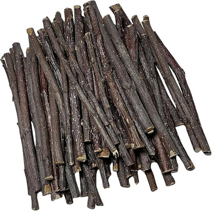 Apple Sticks 300g(0.7LB) Small Animals Wooden Pet Chew Treats Toys for Guinea Pigs Hamsters Rabbits Chinchillas Squirrels Small Animal Molar Wood Treats Toys