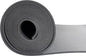 Genaflex Rubber Gym Floor Mat - 8mm Thick - Heavy Duty Commercial Protective Gym Flooring Roll (Black, 4' X 15')
