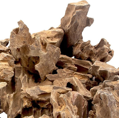 18.1 Pounds Natural Dragon Stones for Aquascaping Terrariums,Aquarium Dragon Ohko Rock (2.1 to 7.2 inch)