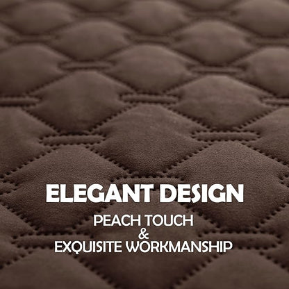 gogobunny 100% Double Sided Waterproof Dog Blanket Soft Pet Bed Cover Reversible Protect Furniture Couch Sofa Car for Puppy Cat Kids (Dark Chocolate/Light Chocolate, 30x80 Inch (Pack of 1))