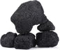 2-8 Inches Large Natural Black Lava Rock 5 PCS Aquarium Rocks for Aquascaping, Aquarium Landscaping, Terrariums, Fish Tank Decoration, Vivariums, Paludarium, Reptile and Amphibian Enclosures
