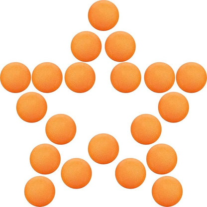 Frienda 24 Pieces Refill Balls Soft Orange Foam Balls Refills Approx 1. 1 Inch in Diameter, Soft Small Light Cat Ball Toys