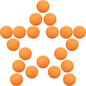 Frienda 24 Pieces Refill Balls Soft Orange Foam Balls Refills Approx 1. 1 Inch in Diameter, Soft Small Light Cat Ball Toys