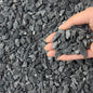 10LB Black Pea Gravel for Landscaping, 3/8 Inch Black Pebbles for Plants Cactus Succulent Fish Tank and Garden Black Stones