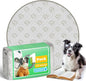 FXW Washable Pee Pads for Dogs, Puppy Pads with Super Absorbent, Specifically Designed for Whelping Box, 47" Round, Khaki, 1 Pack