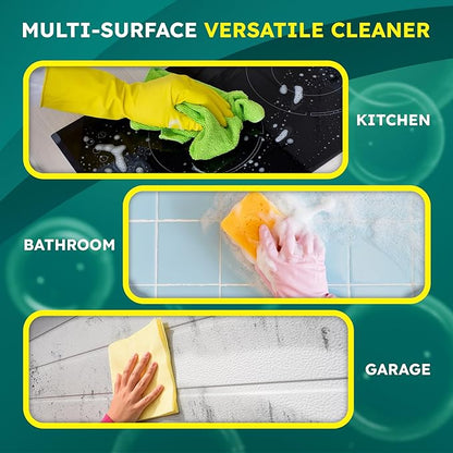 All-Purpose Cleaner & Degreaser – Heavy-Duty Grease & Stain Remover for Home, Kitchen, Garage & Industrial Use, Surface-Friendly Cuts Through Tough Dirt – 1 Gallon