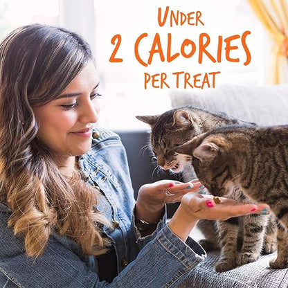 Fruitables Cat Treats, Healthy Treats For Cats, Low Calorie and Packed with Protein, Crunchy Biscuits, Free of Wheat, Corn and Soy, Made with Real Tuna and Pumpkin, 2.5oz
