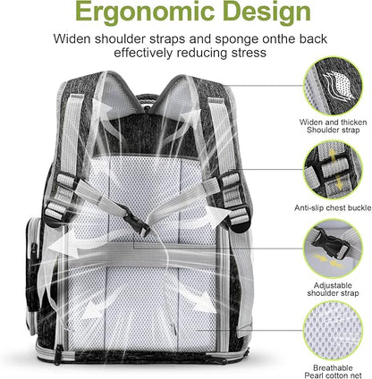 Expandable Cat Backpack,Cat Bubble Backpack Carrier for Carrying Cats, Pets and Small Dogs,Airline-Approved,Designed for Travel, Hiking, Walking,Car （Black