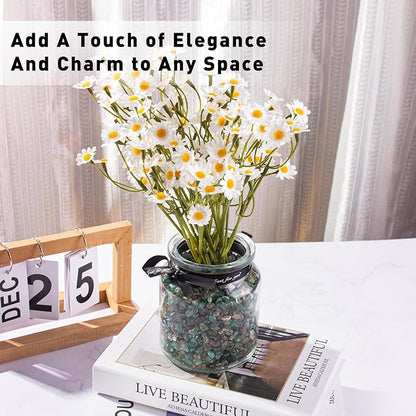 3 Lb Green Agate Crushed Stone Crystal Chips Bulk, Natural Polished Aquarium Stones Pebbles Irregular Decorative Rocks for Fish Tank, Vase Fillers, Succulent Plants Decor