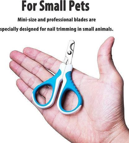 gonicc Professional Pet Nail Clippers and Trimmer - Best for Cats, Small Dogs and Any Small Pets. Sharp Angled Blade Pet Nail Trimmer Scissors.