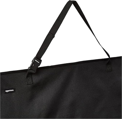 Amazon Basics Waterproof Car Back Bench Seat Cover Protector for Dog - 56 x 47 inch, Black