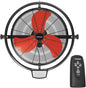 20 Inch Wall Metal Fan Pro Series Remote Control, High Velocity Wall Mount Fans for Commercial, Residential, Warehouse, Covered Patio, Shop, Garage, Barn 3 Speed 5200 CFM UL Safety Listed