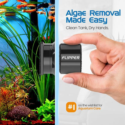 FL!PPER Pico Aquarium Glass Cleaner - Magnetic Fish Tank Cleaner, Scrubber & Scraper, Algae Remover, Aquarium Cleaning Tools