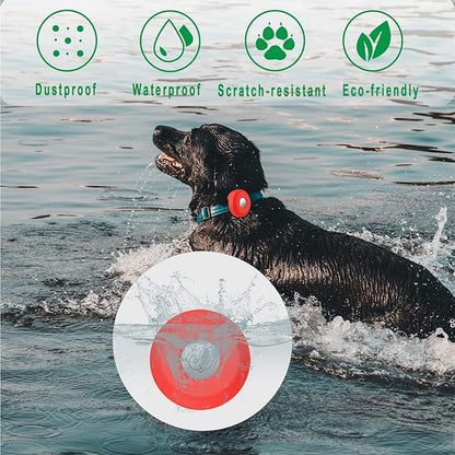 Airtag Holder for Dog Collar, Cibaabo Silicone Air Tag Case Cover Compatible with Apple Airtags for 0.8-1.2inch Cat Pet Collar Harness Loop