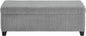 48" Ottoman with Storage, Corduroy Storage Ottoman Bench for Bedroom, End of Bed Bench with Safety Hinge for Living Room, Bedroom, Entryway, Grey