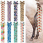 Eccliy 8 Pcs Horse Tail Bag Breathable Guard Stretchy 22" Slip on Horse Tail Wrap 2 Strand Closure Straps Grooming Supplies to Keep from Dirt Breakage Rubbing 8 Designs