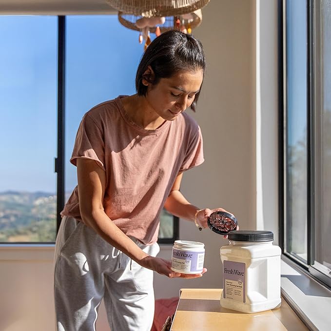 Fresh Wave Lavender Odor Removing Gel, 15 oz., Pack of 2 - Safer Odor Absorbers for Home, Natural Plant-Based Odor Eliminator, Every 15 oz. lasts 30-60 Days, For Cooking, Trash & Pets