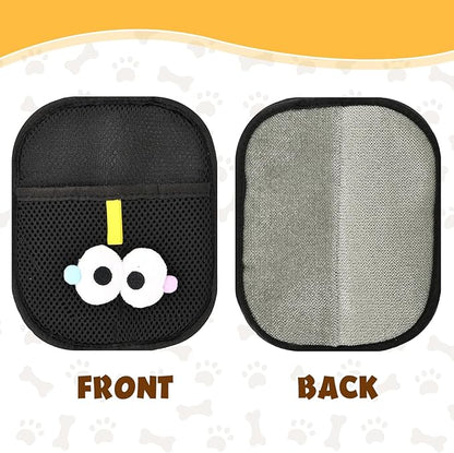 2 PCS Electrostatic Pet Hair Remover, Pet Hair Remover Tool for Cats & Dogs, Cleaning Gloves for Carpet, Couch, Furniture, Car Seat, Double-Sided, Reusable, Washable