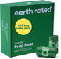 Earth Rated Dog Poop Bags Value Pack, Leak-Proof and Extra-Thick Pet Waste Bag for Big and Small Dogs, Refill Rolls, Lavender Scented, 600 Count