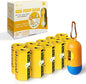 Dog Poop Bags-150 Counts with Holder (10 Rolls), Biodegradable Poop Bags, Eco-friendly and Easy to Open, Thick Dog Waste Bags (Yellow)