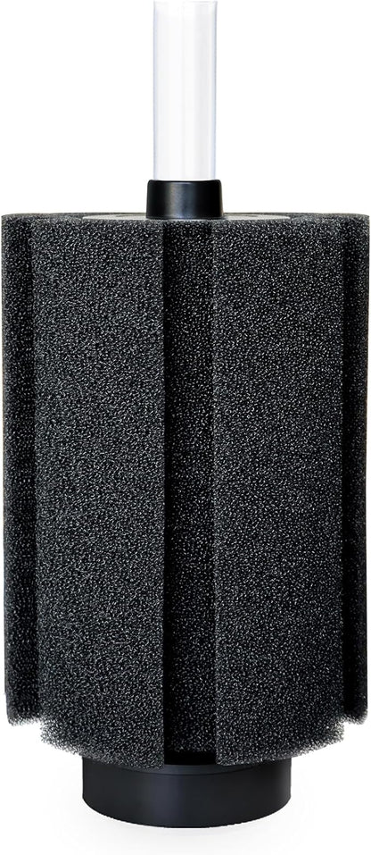 Aquarium Large Sponge Filter 80-90 Gal with Air Stone and Bio Ceramic Media, Quiet Sponge Filter for Fry, Betta, Shrimp Aquarium Fish Tank