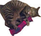 15" Cat Kicker Toy with Refillable Catnip Pocket (Red Flannel) - Filled with 1 oz Premium Canadian Catnip