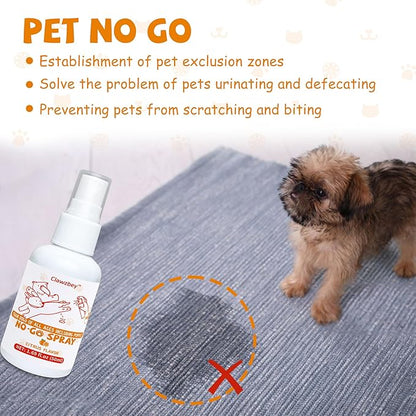 Dog Potty Spray Set, No-Go Spray & Potty Training Spray, Puppy Essentials, Stops Urination & Marking, Indoor and Outdoor Use (1.69 fl oz)
