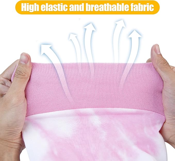 Dog Onesie Suit for Medium Large Dogs Recovery Suit Tie Dye Pajamasfor Abdominal Wounds,Shedding, Prevent Licking L Pink2