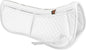 ECP Equine Comfort Products Adjustable Shock Absorbing Memory Foam Half Saddle Pad, Injury Prevention & Pressure Relief, Customizable Fit, Breathable for All Riding Styles