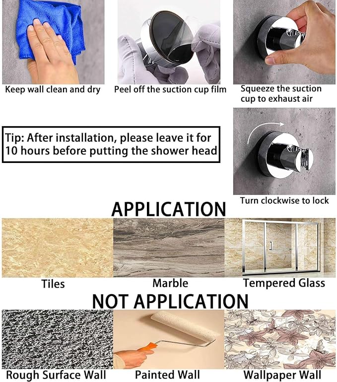 G-Promise Dog Shower Sprayer Attachment for Fast and Clean Pet Showering, Multifunctional Shower, Metal Diverter, 118 Inch Extra Long Hose, No Drill Hook, Dog Washing-Bathroom (Chrome)