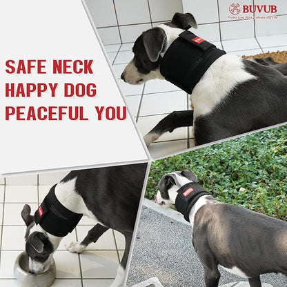 Adjustable Dog Neck Brace for Neck Pain & Injury Relief - Soft & Comfortable Support Collar for Dogs for Recovery After Surgery or Injury(Medium)