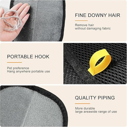 2 pcs Electrostatic Gloves Pet Hair Removal, 2025 Pet Hair Remover Glove,Cat Grooming Gloves,Reusable Pet Hair Remover Tool for Clothing, Couch, Carpet, Car Seat (2 pcs)