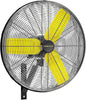 24 Inch Industrial Wall Fan Oscillating, 7800 CFM Commercial Metal Wall Mount Fans with Poweful Motor, 3 Speed, Heavy Duty Indoor for Warehouse, Workshops, and Garage, UL Listed