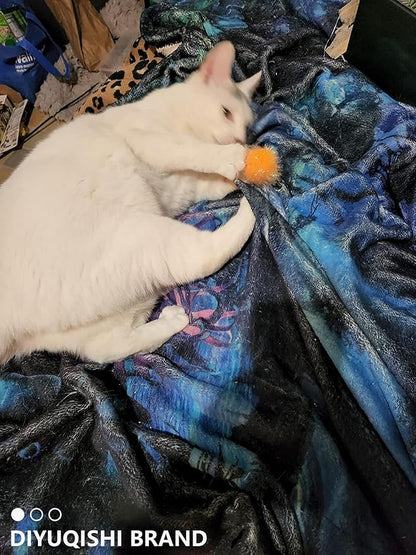 50-Pack Soft Cat Toy Balls – Fun Playtime & Exercise for All Cats (1.5 inch, Cat Toys Mega Set)