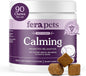 Fera Pets Dog Calming Chews with Ashwagandha & Priome® Mental Wellbeing Postbiotic Blend - Supports Anxiety Relief - Promotes Relaxation - 90 Soft Chews