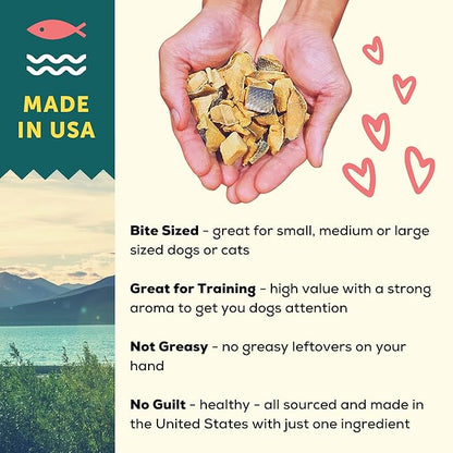 A Better Treat – Freeze Dried Organic Pumpkin, Wild Caught Salmon, Organic Grass Fed & Finished Pasture Raised Beef, Organic Chicken Dog and Cat Treats | Healthy, Diabetic Friendly | Made in The USA
